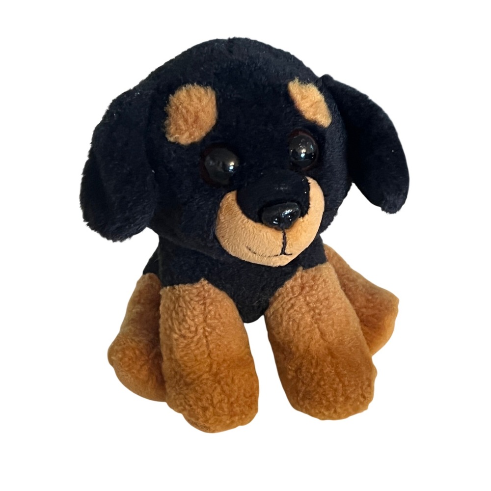 Ty Beanie Babies Trevor Rottweiler Dog Plush Y2K Kidcore Aesthetic Toy